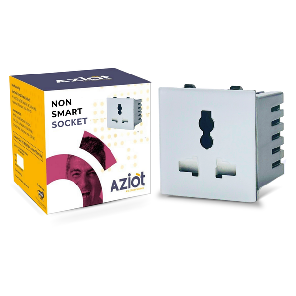 Aziot 6amps Modular Socket (Non-Smart) | Fits Regular Switch Plates