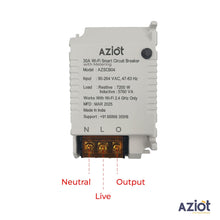 30Amp with Energy Monitoring WiFi + BLE Smart Circuit Breaker – Mobile App Control, Alexa & Google Assistant Compatible, Easy Installation, Made in India