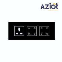 AZIOT SMART MODULAR 4 GANG TOUCH SWITCH (6 amps each)- WiFi/Bluetooth