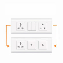 AZIOT SMART MODULAR 1 GANG TOUCH SWITCH (25 amps)- WiFi/Bluetooth