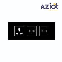 AZIOT SMART MODULAR 2 GANG TOUCH SWITCH (16amp Each)- WiFi/Bluetooth