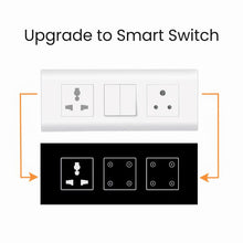 AZIOT SMART MODULAR 4 GANG TOUCH SWITCH (6 amps each)- WiFi/Bluetooth