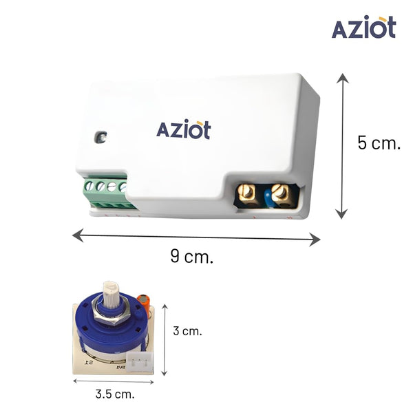 AZIOT 3+1 (Node) Fan Smart Switch - WiFi/Bluetooth Enabled