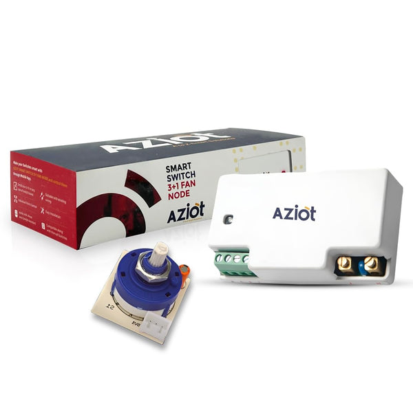 AZIOT 3+1 (Node) Fan Smart Switch - WiFi/Bluetooth Enabled