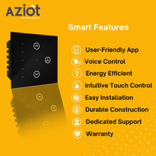 AZIOT SMART MODULAR 1 FAN REGULATOR TOUCH SWITCH