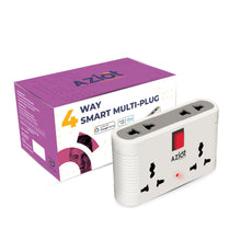 Aziot (6 amps) 4 Way Smart Multi-Plug Adaptor (WiFi+BLE)