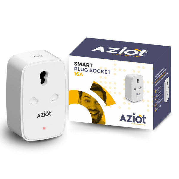 AZIOT 16amp Smart Plug - Wifi/Bluetooth Enabled