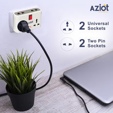 Aziot 4-Way Multi-plug Adaptor (6 Amps)