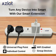 AZIOT 4 Socket Smart Extension - WiFi/Bluetooth Enabled