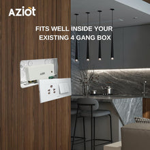 AZIOT 4 Node Smart Switch - WiFi/Bluetooth Enabled