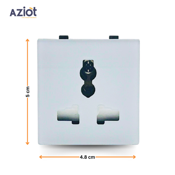 Aziot 6amps Modular Socket (Non-Smart) | Fits Regular Switch Plates