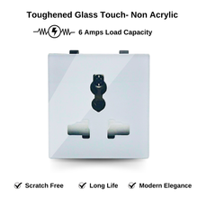 Aziot 6amps Modular Socket (Non-Smart) | Fits Regular Switch Plates