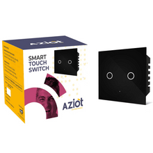 AZIOT SMART MODULAR 2 GANG TOUCH SWITCH (16amp Each)- WiFi/Bluetooth