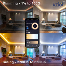 AZIOT Smart Trimless 12W COB Light with Driver, WiFi+BLE, Tuneable, Dimmable