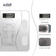 Aziot Essence Smart BLE Digital Weighing Scale, body  BMI & Fat Analyzer