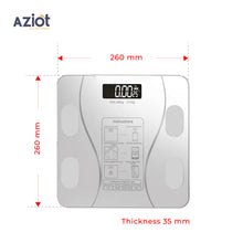 Aziot Essence Smart BLE Digital Weighing Scale, body  BMI & Fat Analyzer