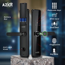 Aziot Essence Digital Door Lock | Security | Keyless, Fingerprint, Passcode, RFID