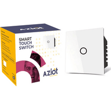 AZIOT SMART MODULAR 1 GANG TOUCH SWITCH (25 amps)- WiFi/Bluetooth