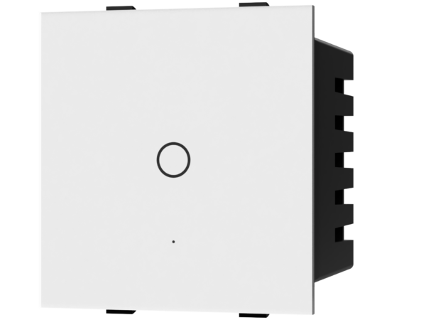 Aziot white colour 1 Touch modular switch image